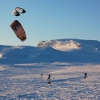 Snow Kiting in Geilo Norway
